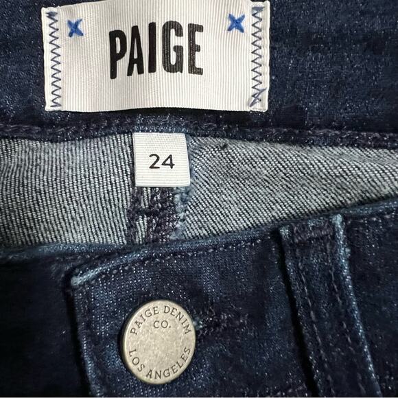 Paige High‑Rise Manhattan Bootcut Jean Size 24 - Picture 7 of 9